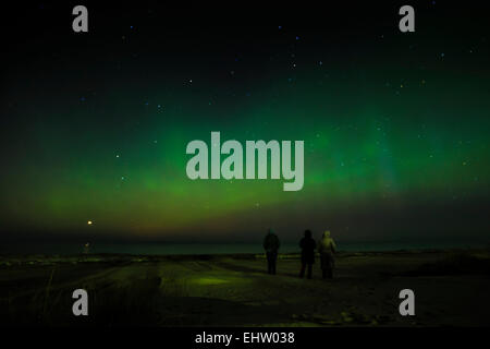 Narwa-Joesuu, Estland. 17. März 2015. Foto aufgenommen am 17. März 2015 zeigt die Landschaft von Aurora bei Narwa-Joesuu im Nordosten Estlands. Bildnachweis: Xinhua/Alamy Live-Nachrichten Stockfoto