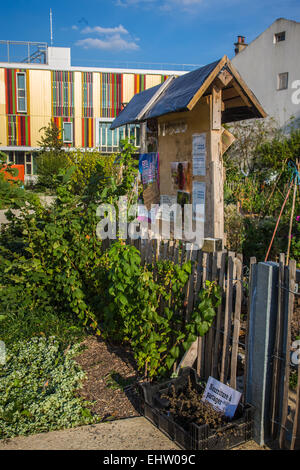 URBAN FARMING, COURBEVOIE (92), HAUTS-DE-SEINE, PARIS, FRANKREICH Stockfoto