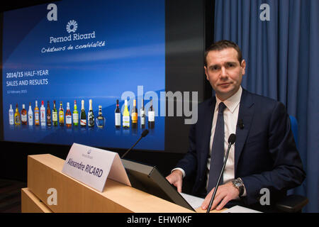 ALEXANDRE RICARD, CEO DER PERNOD RICARD GRUPPE Stockfoto