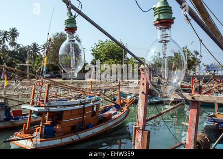 ANGELN IN THAILAND, ASIEN DU SUD-EST Stockfoto