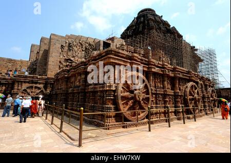 Konark Sun Temple in Odisha, Indien Stockfoto