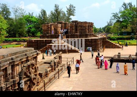 Konark Sun Temple in Odisha, Indien Stockfoto