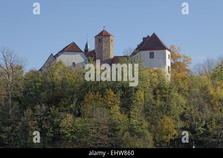 Bad Iburg Schloss im Herbst, Deutschland Stockfoto