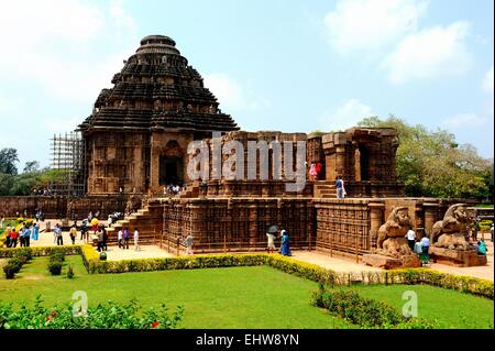 Konark Sun Temple in Odisha, Indien Stockfoto