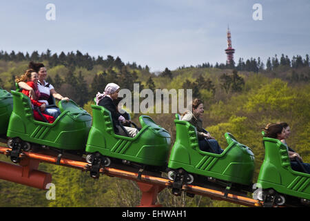 Der Freizeitpark Fort Fun in Bestwig. Stockfoto