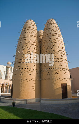 Vogel-Türme, Katara Cultural Village, Doha. Katar. Im Nahen Osten. Stockfoto