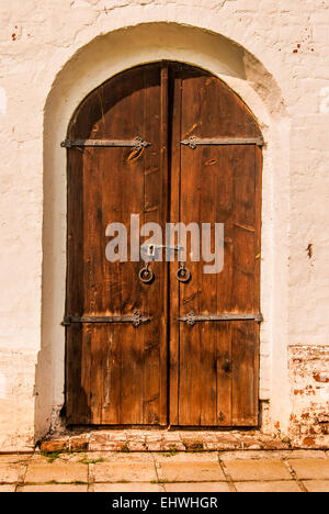 alte Holztür Stockfoto