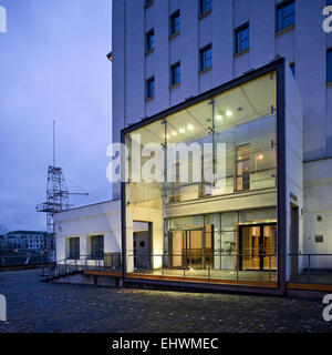 Kontor-Haus, Duisburg inneren Hafen, Deutschland. Stockfoto