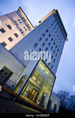 Kontor-Haus, Duisburg inneren Hafen, Deutschland. Stockfoto