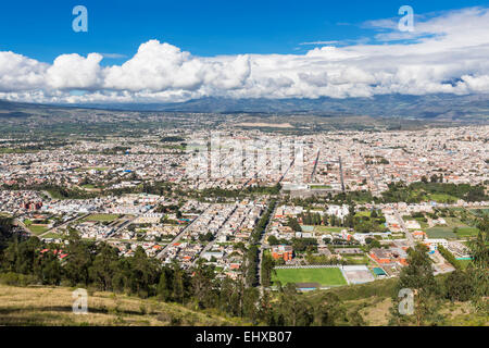 Südamerika, Ecudador, Provinz Imbabura, Ansicht Ibarra Stockfoto