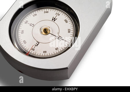 Echte Peilkompass. Hohe Präzisionsinstrument entwickelt, um in der rauen Meeresumwelt zu arbeiten. Stockfoto