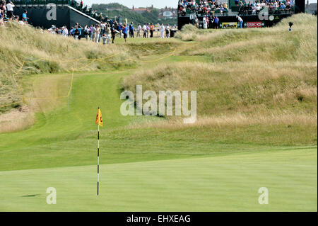 John Paramor, 2014 Royal Liverpool Hoylake Open Golf Championship, Buggie, Open 2014 Golf Turnier. Letzten Tag an der offenen, Royal Liverpool Stockfoto