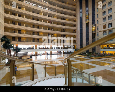 Lobby des Lijiang Wasserfall Hotels in Guilin, China Stockfoto