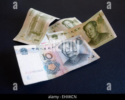 Chinesische Yuan Währung Stockfoto