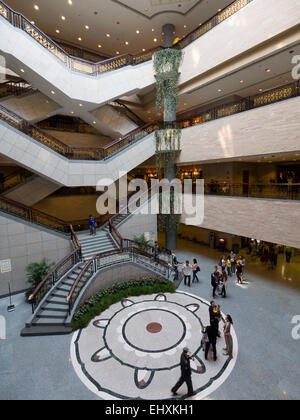 Interior Lobby Shanghai Museum, Shanghai, China Stockfoto