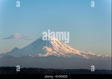 Mt. Rainier, Washington bei Sonnenuntergang Stockfoto