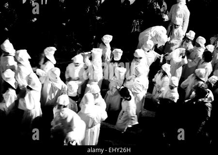 Iglesias, Sardinien - 18. April 2014: Iglesias Ostern; Karwoche in Iglesias. Stockfoto