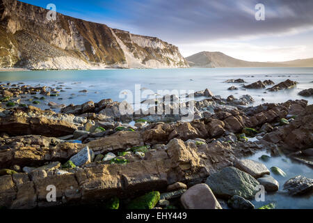 MUPE Ledges Mupe Bay, Jurassic Coast, UNESCO-Weltkulturerbe, Dorset, England, Vereinigtes Königreich, Europa. Stockfoto