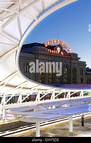 Union Station, Denver, Colorado USA Stockfoto