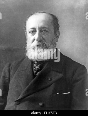 Französischer Komponist CAMILLE SAINT-SAENS (1835-1921) über 1885 Stockfoto