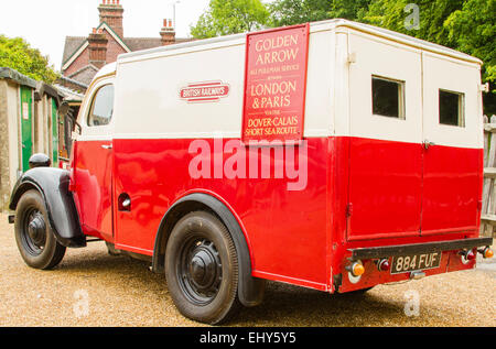 Ein British Railways Lieferwagen an der Bluebell Railway, Sussex Stockfoto