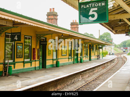Horsted Keynes Bahnhof Bluebell Railway, Horsted Keynes West Sussex Stockfoto