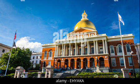 Das Massachusetts State House in Boston. Stockfoto
