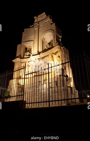 Das Philopappos Denkmal auf Mouseion Hill in Athen, Griechenland. Stockfoto