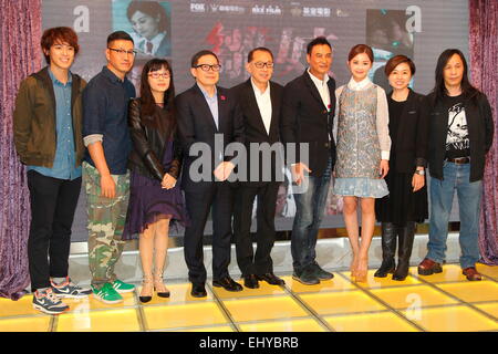 Hongkong, China. 17. März 2015. Charlene Choi feiert den Erfolg von Que Sera Sera in Hongkong, China am 17. März 2015. © TopPhoto/Alamy Live-Nachrichten Stockfoto