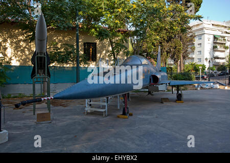 Ein Northrop f-5 Freiheitskämpfer im Athen-Krieg-Museum in Athen, Griechenland. Stockfoto