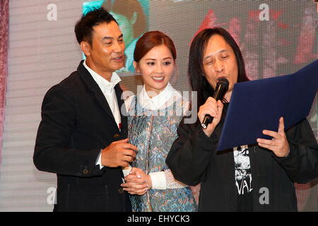 Hongkong, China. 17. März 2015. Charlene Choi feiert den Erfolg von Que Sera Sera in Hongkong, China am 17. März 2015. © TopPhoto/Alamy Live-Nachrichten Stockfoto