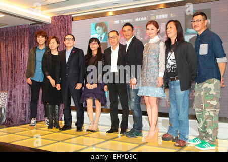 Hongkong, China. 17. März 2015. Charlene Choi feiert den Erfolg von Que Sera Sera in Hongkong, China am 17. März 2015. © TopPhoto/Alamy Live-Nachrichten Stockfoto