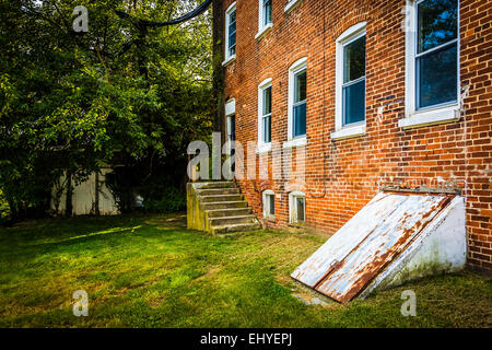 Verlassene Gebäude in Bairs, Pennsylvania. Stockfoto