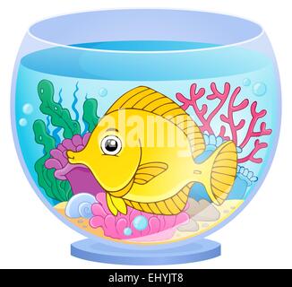 Aquarium Thema Bild 2 - Bild-Darstellung. Stockfoto