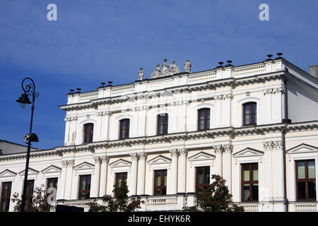 Polen, Warschau, Europa, Krakowskie Przdmiescie, Krakauer Vorstadt, Fassade, Neoclassicistic Stockfoto