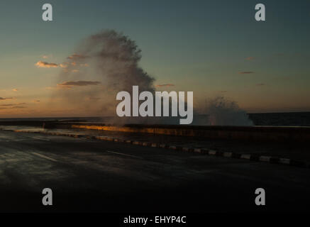 Malecon, Havanna, Kuba Stockfoto