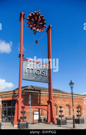 England, Manchester, Stadt, Museum für Wissenschaft und Industrie aka MOSI Stockfoto