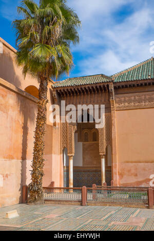 Saadien Gräber, Medina, alte Stadt, Marrakesch, Marokko, Nordafrika Stockfoto