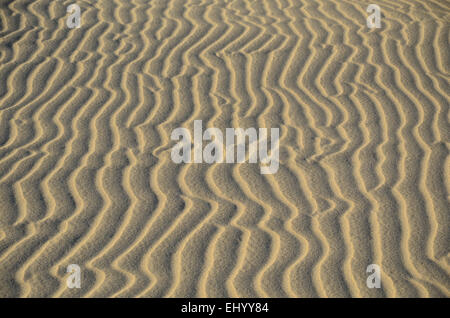 Kap Verde, Kapverden, Sal, Ponta Sino, Sand, Dünen, Linien, Struktur Stockfoto