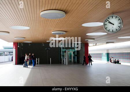 U-Bahnstation Flughafen Lissabon - Lissabon Portugal Stockfoto