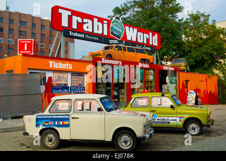 Trabi-Welt, Trabant-Museum-Exterieur, Friedrichstadt, Mitte-Viertel, Berlin-Mitte, Deutschland Stockfoto