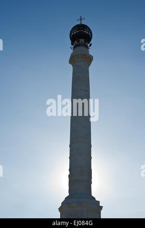 Riesige Spalte von La Rabida Klostergärten, Huelva, Spanien Stockfoto