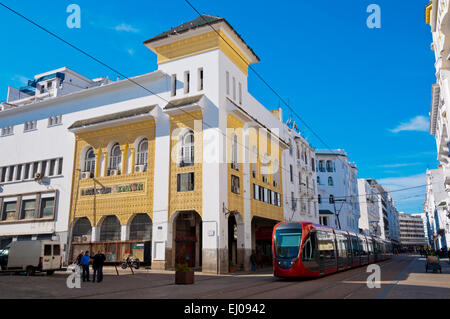 Boulevard Mohammed V, Casablanca, Atlantikküste, Marokko, Nordafrika Stockfoto