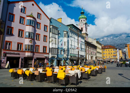 Maria-Theresien-Straße, Altstadt, alte Stadt, Innsbruck, Inntal, Tirol, Österreich Stockfoto