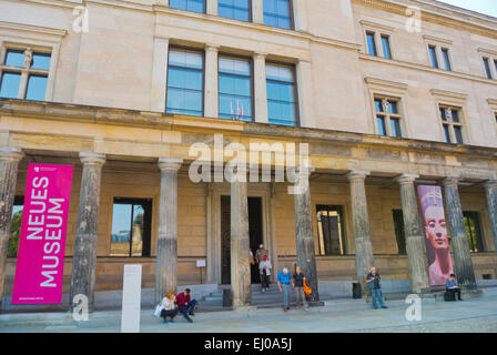Neues Museum, Museumsinsel, der Museumsinsel, Bezirk Mitte, Berlin, Deutschland Stockfoto
