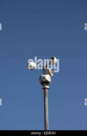 Anemometer, Meteorologie, Anemometer, Windgeschwindigkeit, Windkraft, Stockfoto
