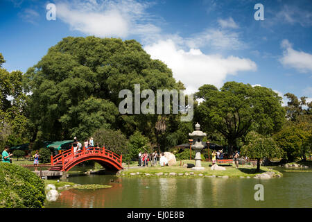 Argentinien, Buenos Aires, Retiro, japanischer Garten, Jardin Japones Puenta Curvo Yamagata Stockfoto