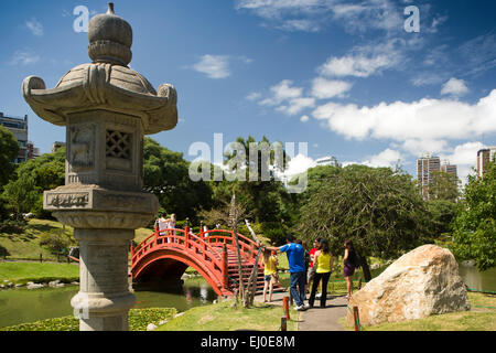 Argentinien, Buenos Aires, Retiro, japanischer Garten, Jardin Japones Puenta Curvo Yamagata Stockfoto