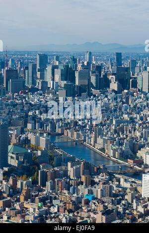 Central, City, Japan, Asien, Kanto, Tokio, Antenne, Architektur, Innenstadt, Marunouchi, Metropole, keine Menschen, Panorama, Skyline, s Stockfoto