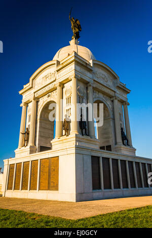 Das Pennsylvania-Denkmal in Gettysburg, Pennsylvania. Stockfoto